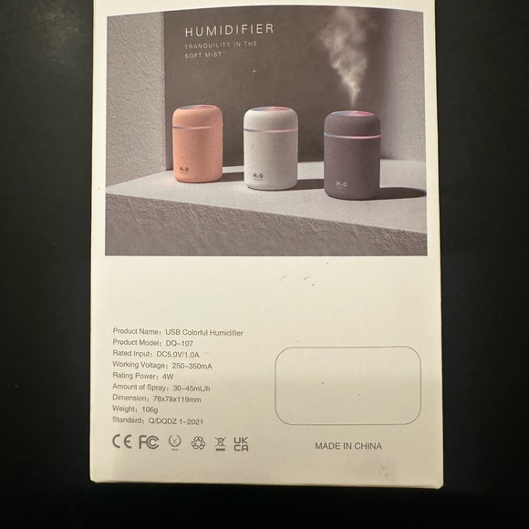 Mini Colorful LED Humidifier - Picture 4 of 4
